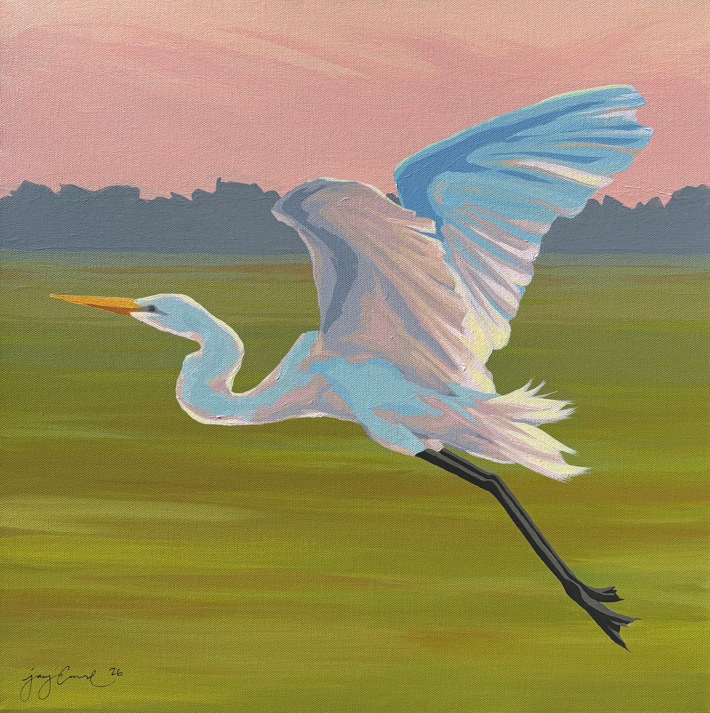 Evening Flight - Art Print