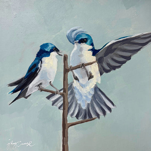 Swallows - Art Print